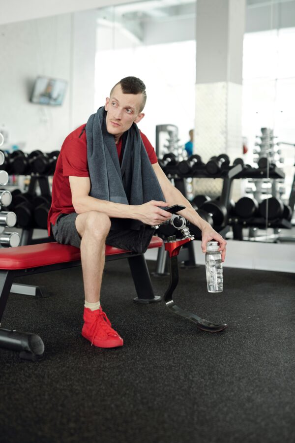 Sport Towel, Gym Towel Grey - Image 2