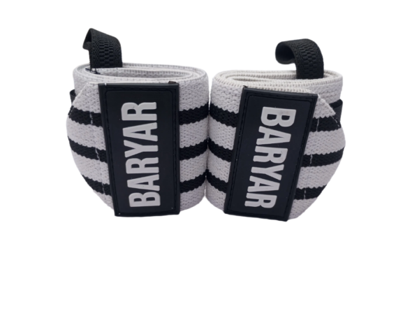 Wrist Wraps White-Black