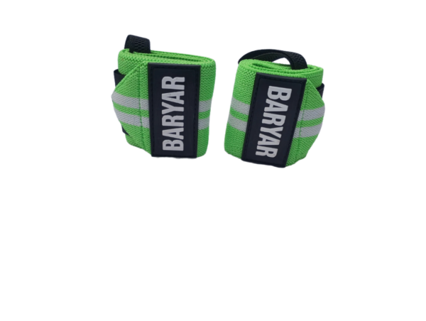 Wrist Wraps Neon Green-White - Image 5