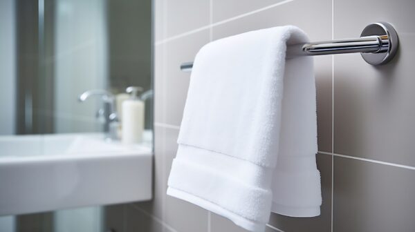 Sport Towel, Gym Towel White - Image 4