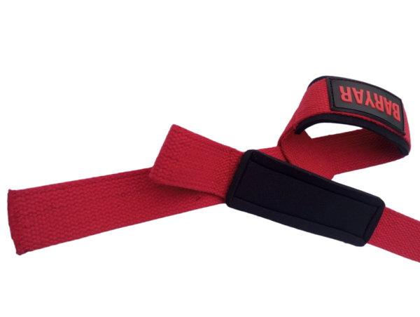 Weight Lifting Straps Red - Image 8