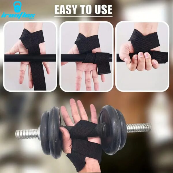 Weight Lifting Straps Black - Image 10
