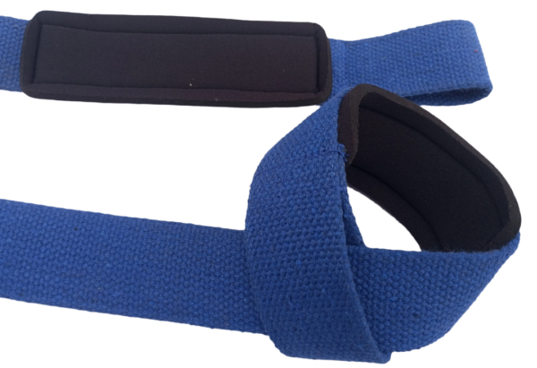 Weight Lifting Straps Blue - Image 4